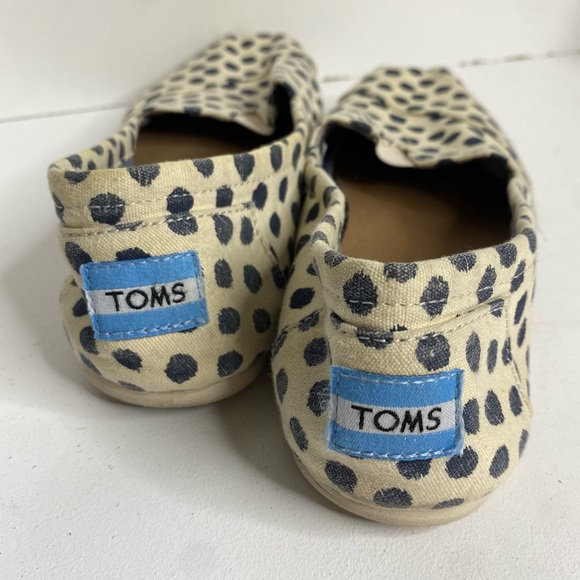 Toms Women's Polka Dot Slip On Shoe Size 8.5 - Picture 3 of 5